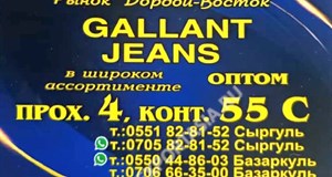 Дордой Восток 4 проход 55С